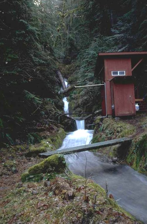 Watershed 2 Gauging Station, Al Levno 12/98