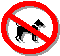 No pets allowed!